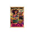 Rock-Star Roxy Sticker by Brain Rot Bunch, 4 inch size