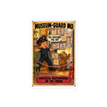 Museum-Guard Mo Sticker by Brain Rot Bunch, 4 inch size