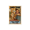 DMV Dina Sticker by Brain Rot Bunch, 4 inch size