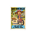 Bike-Ride Billie Sticker by Brain Rot Bunch, 4 inch size
