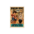 Bowling Bruce Sticker by Brain Rot Bunch, 4 inch size