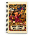 Sparkling-Juice Sophie Spiral Notebook by Brain Rot Bunch, front cover