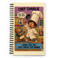 Chef Charlie Spiral Notebook by Brain Rot Bunch, front cover