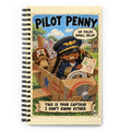 Pilot Penny Spiral Notebook by Brain Rot Bunch, front cover