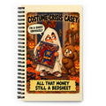 Costume-Crisis Casey Spiral Notebook by Brain Rot Bunch, front cover
