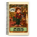 Tangled-Lights Leo Spiral Notebook by Brain Rot Bunch, front cover