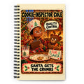Cookie-Inspector Cole Spiral Notebook by Brain Rot Bunch, front cover