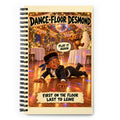 Dance-Floor Desmond Spiral Notebook by Brain Rot Bunch, front cover