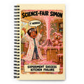 Science-Fair Simon Spiral Notebook by Brain Rot Bunch, front cover