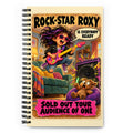 Rock-Star Roxy Spiral Notebook by Brain Rot Bunch, front cover