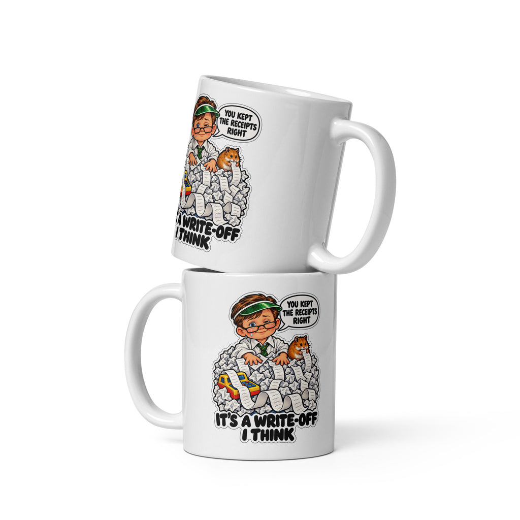 Accountant Andy Mug by Brain Rot Bunch, front view
