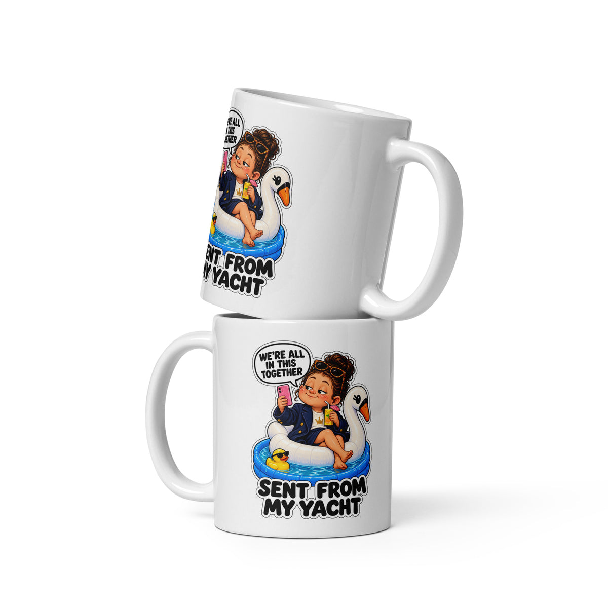 CEO Cece Mug by Brain Rot Bunch, front view