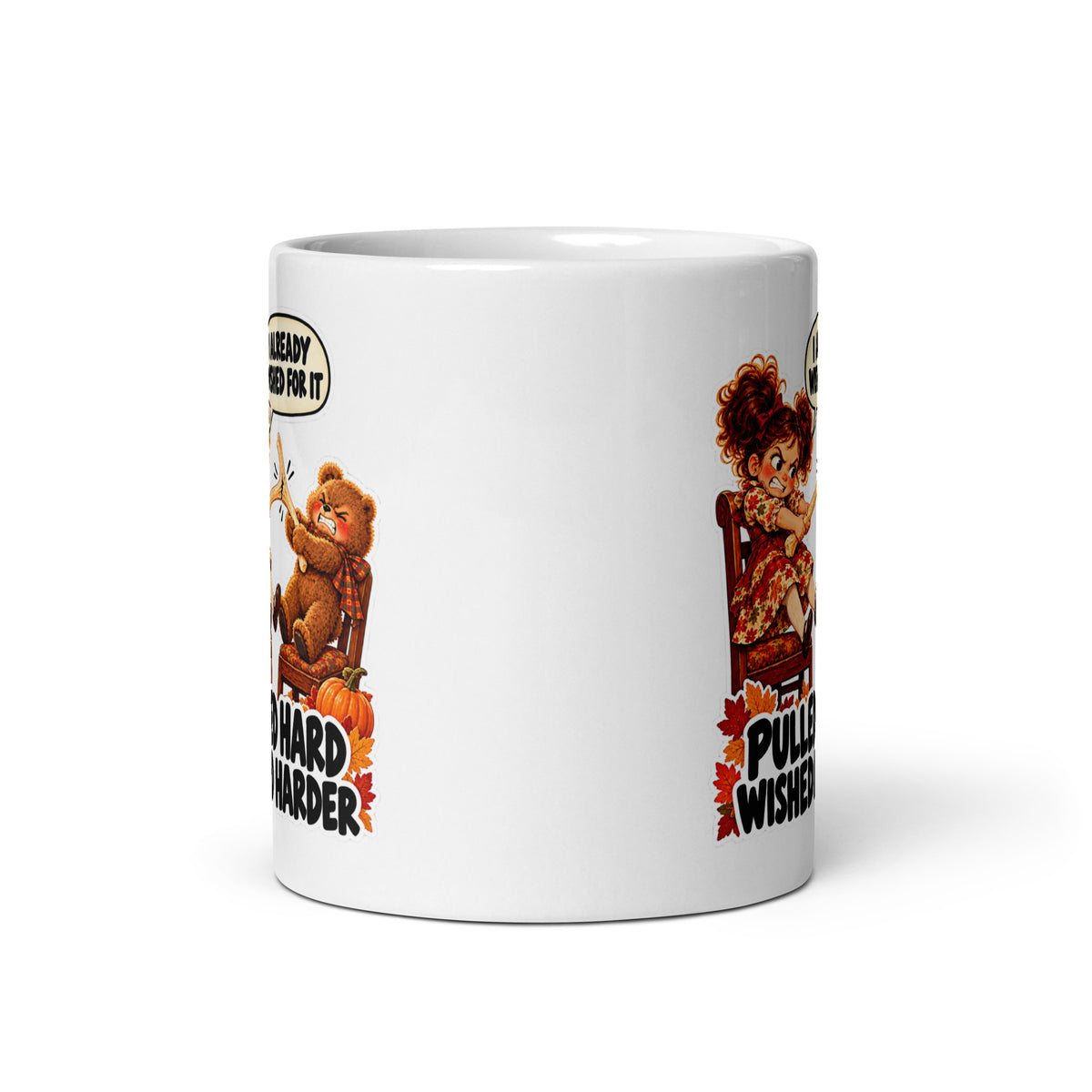 Wishbone Wendy Mug by Brain Rot Bunch, front view