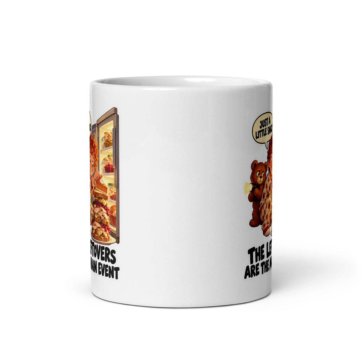 Leftover Louie Mug by Brain Rot Bunch, front view