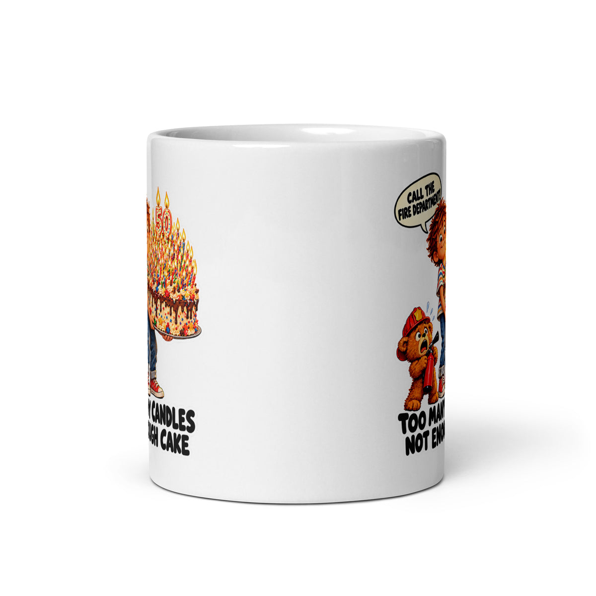 Over-the-Top Otto Mug by Brain Rot Bunch, front view