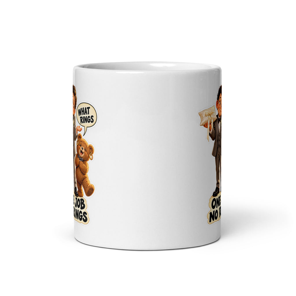 Ring-Bearer Rocco Mug by Brain Rot Bunch, front view