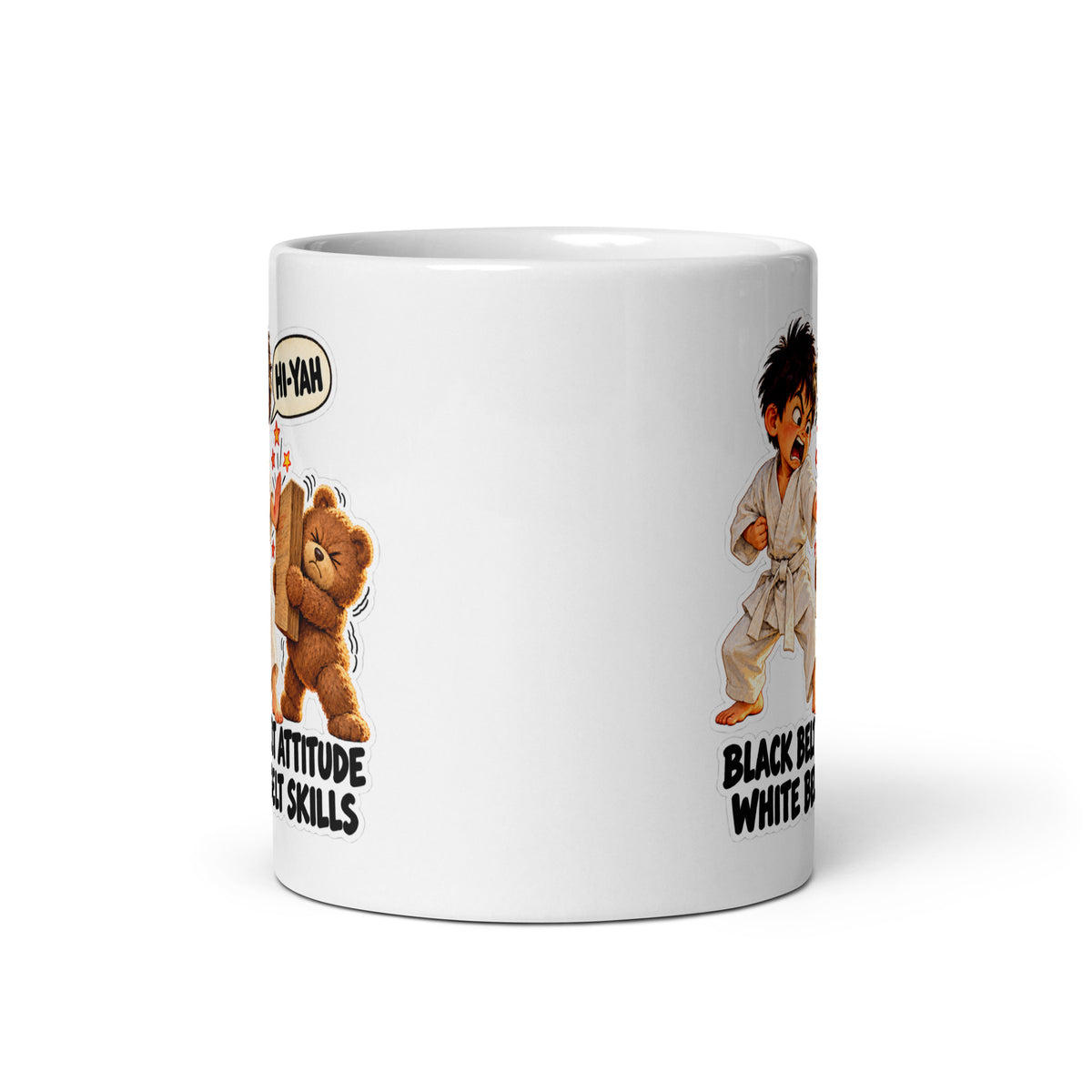 Karate Kai Mug by Brain Rot Bunch, front view