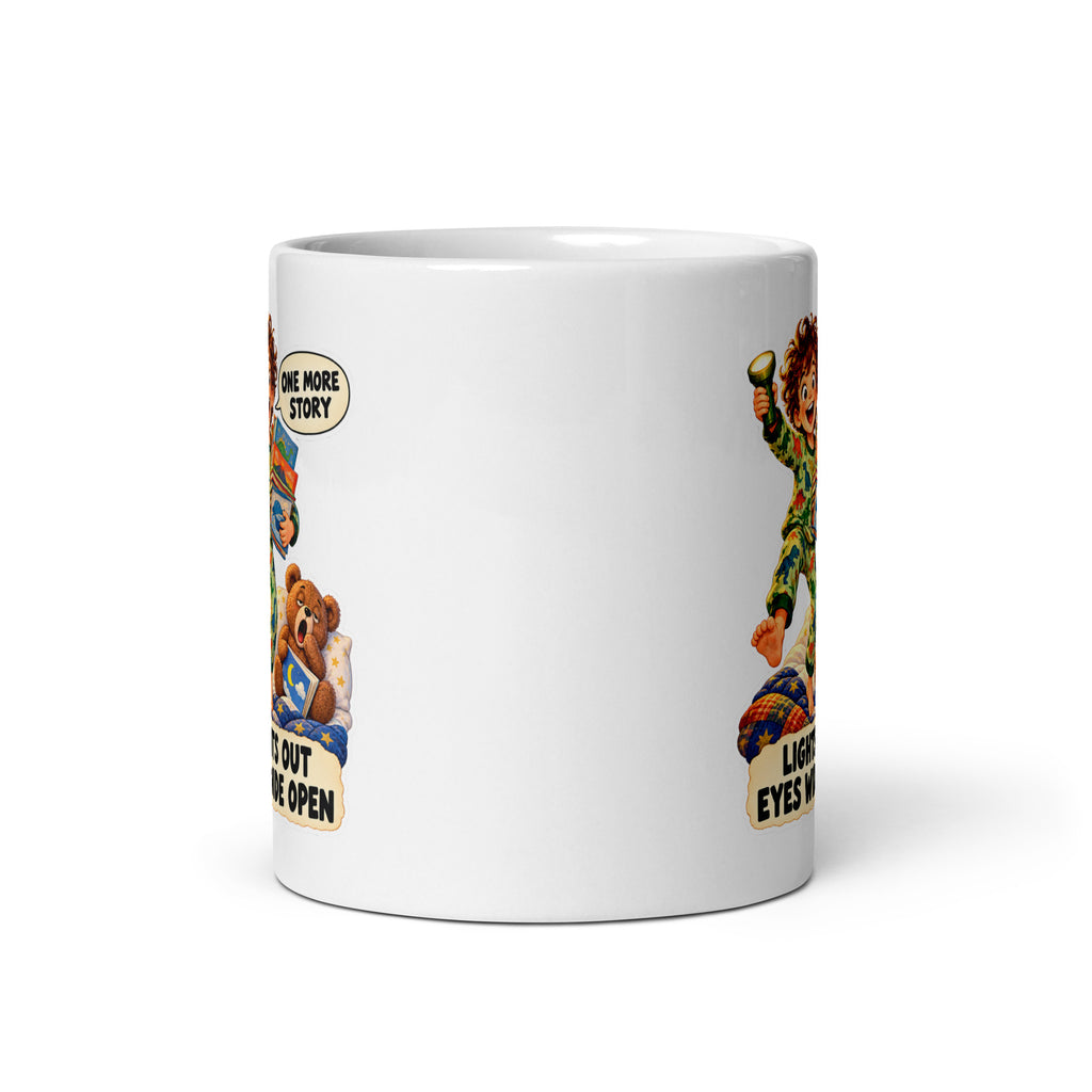 Bedtime Benny Mug by Brain Rot Bunch, front view