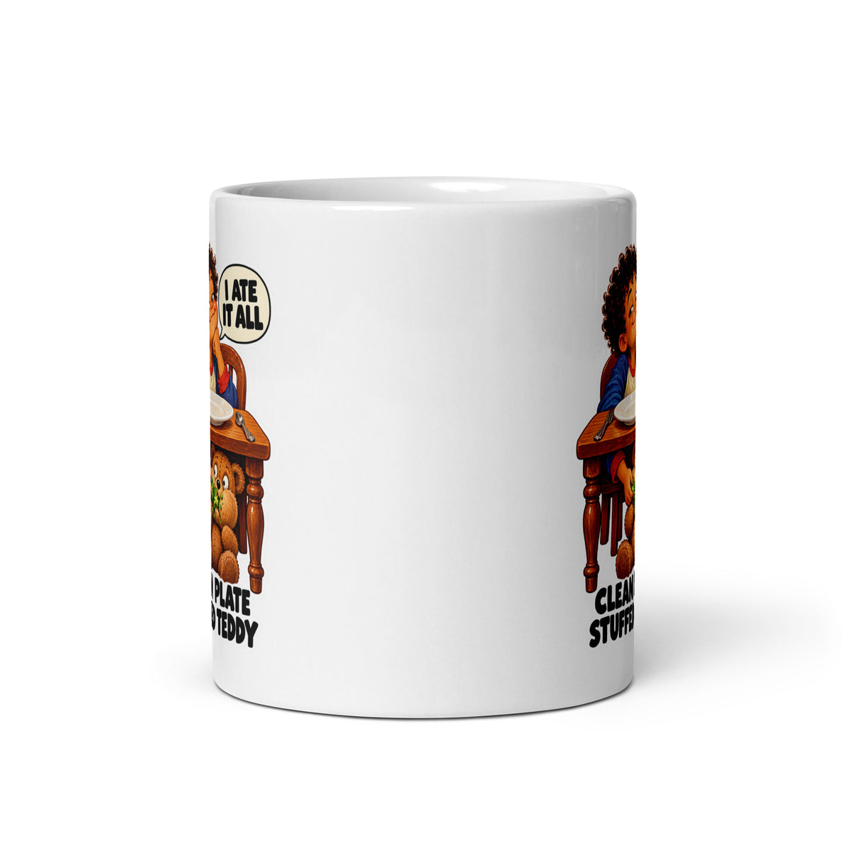 Picky-Eater Percy Mug by Brain Rot Bunch, front view