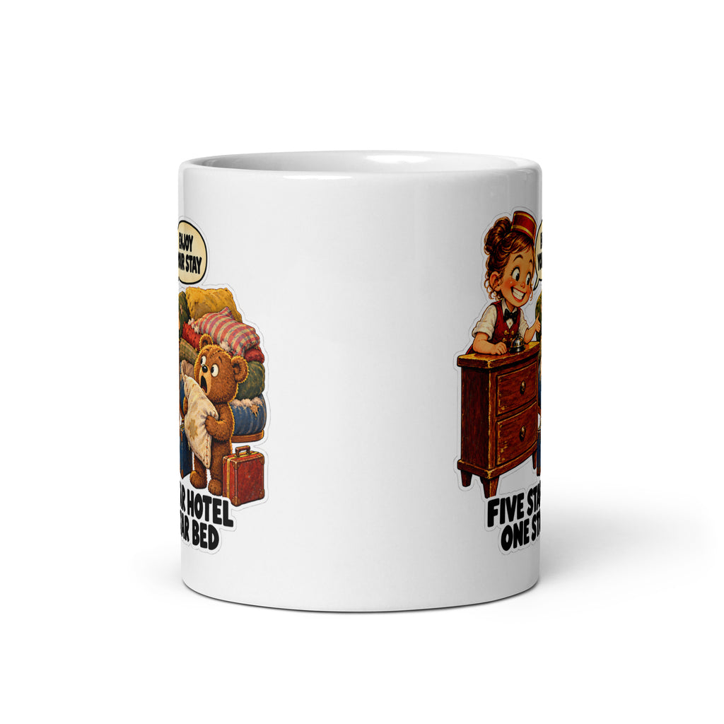 Concierge Colette Mug by Brain Rot Bunch, front view