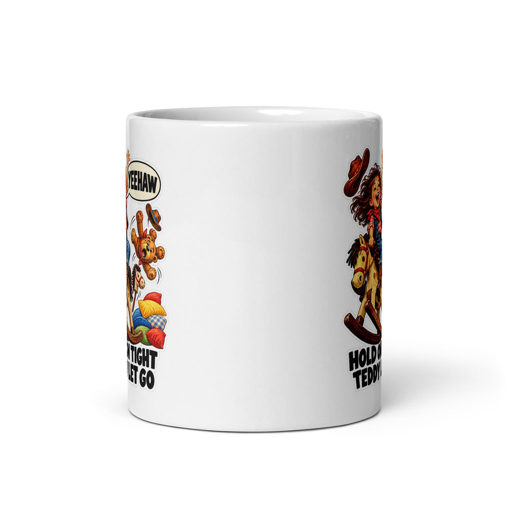Rodeo Rae Mug by Brain Rot Bunch, front view