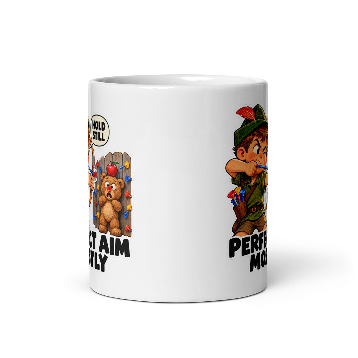 Archer Ari Mug by Brain Rot Bunch, front view