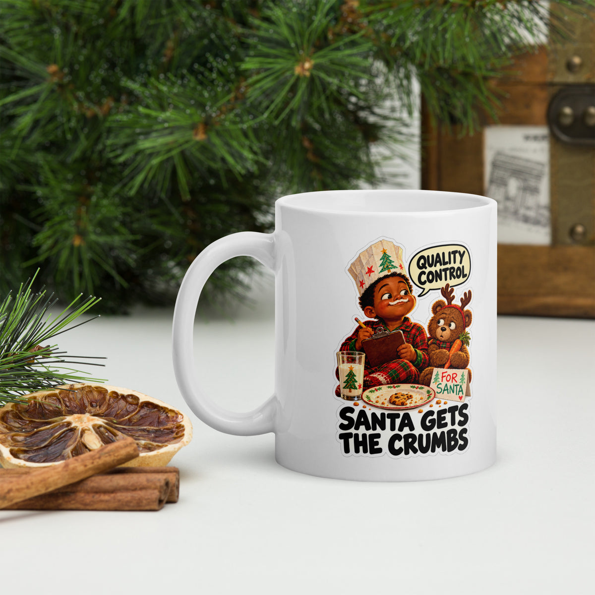 Cookie-Inspector Cole Mug by Brain Rot Bunch, handle on left