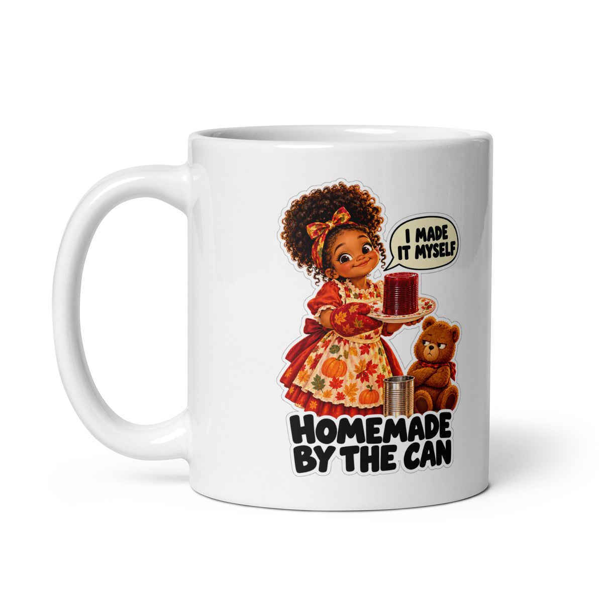 Cranberry Cleo Mug by Brain Rot Bunch, handle on left