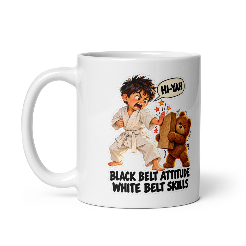 Karate Kai Mug by Brain Rot Bunch, handle on left