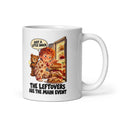 Leftover Louie Mug by Brain Rot Bunch, handle on right