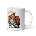 Midnight Milo Mug by Brain Rot Bunch, handle on right