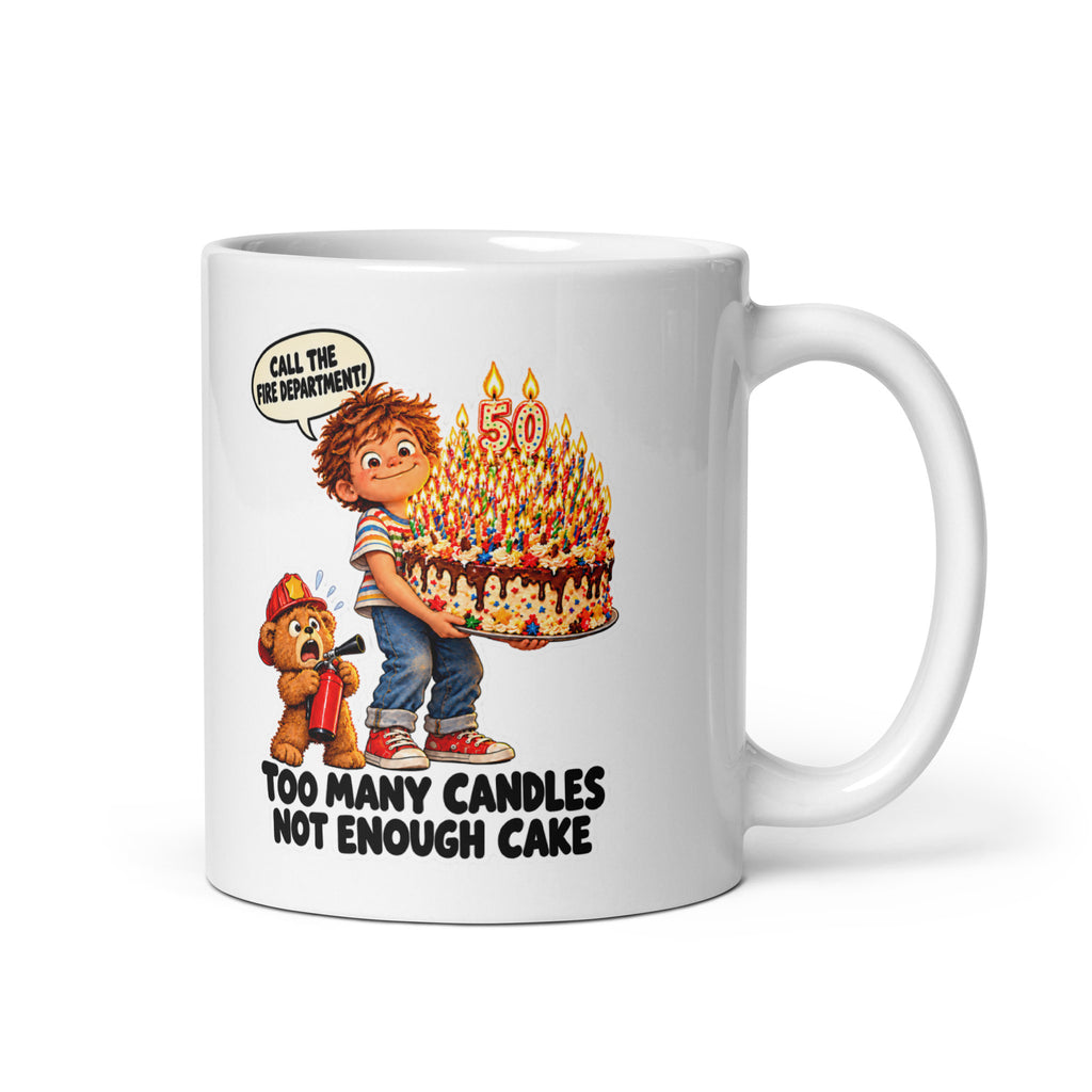 Over-the-Top Otto Mug by Brain Rot Bunch, handle on right