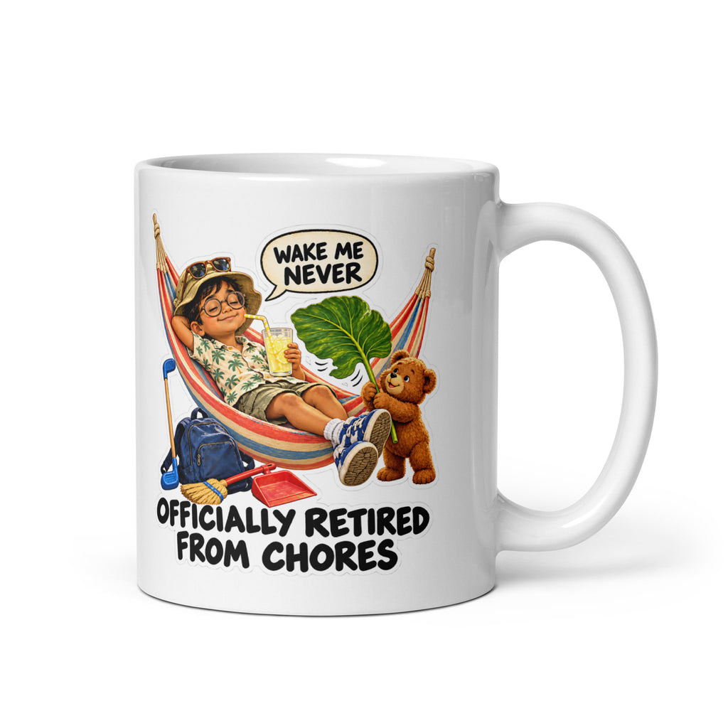Retired Ralph Mug by Brain Rot Bunch, handle on right