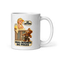 Lemonade Lucy Mug by Brain Rot Bunch, handle on right