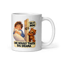Loose-Tooth Luca Mug by Brain Rot Bunch, handle on right